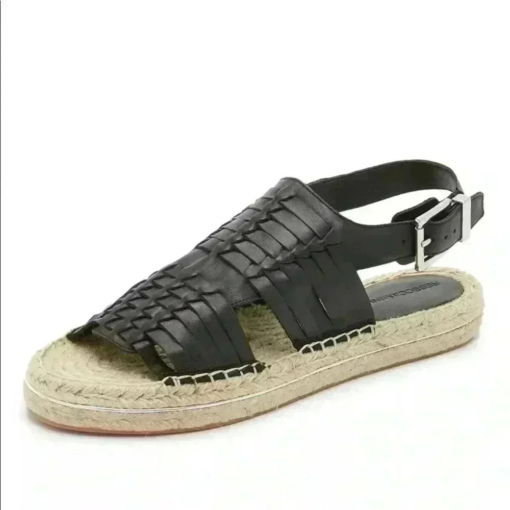 Rebecca Minkoff Espadrille Sandals Leather Shoes